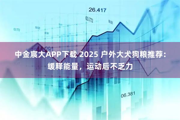 中金宸大APP下载 2025 户外大犬狗粮推荐:缓释能量,运动后不乏力