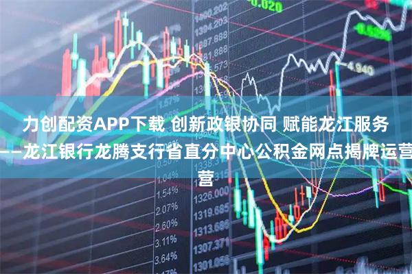 力创配资APP下载 创新政银协同 赋能龙江服务——龙江银行龙腾支行省直分中心公积金网点揭牌运营